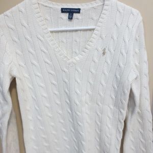 Ralph Lauren White Sweater